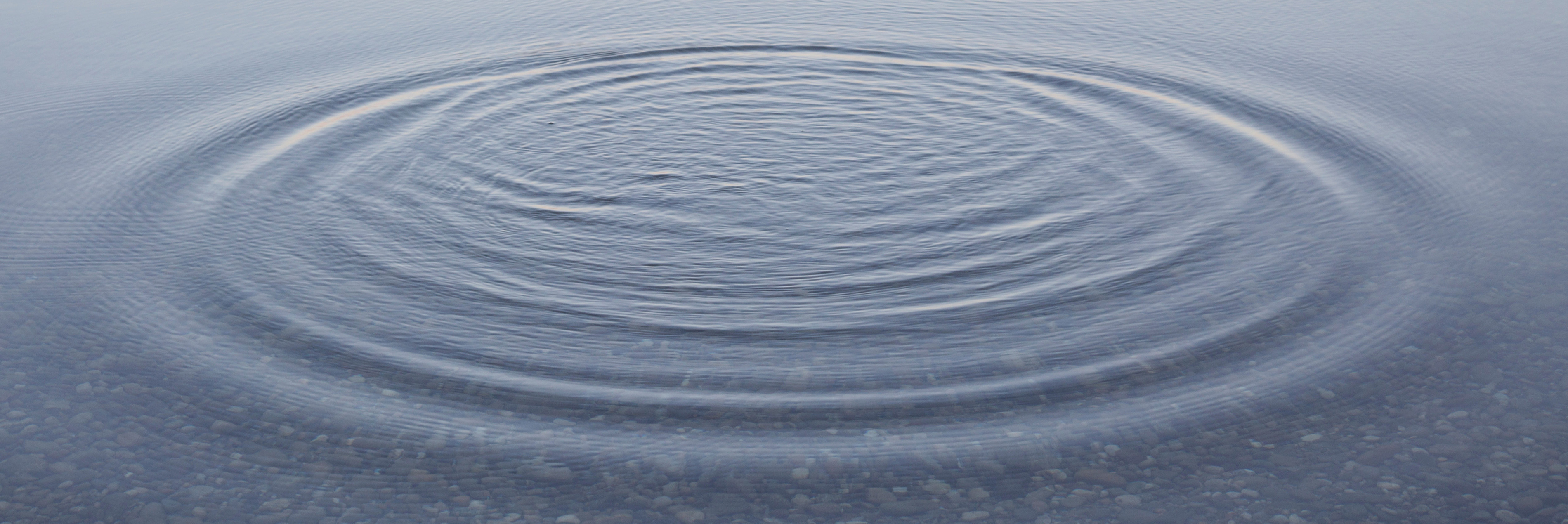 Ripples in water