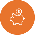 Piggy bank icon