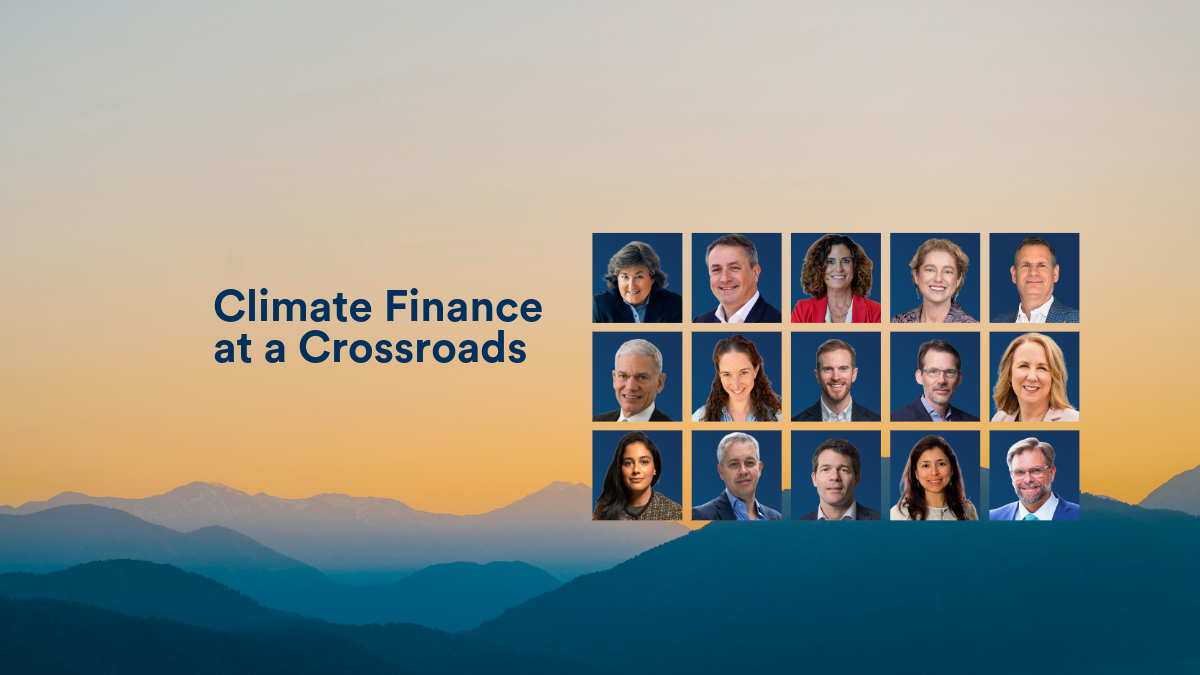 Cover of Climate Finance at Crossroads report