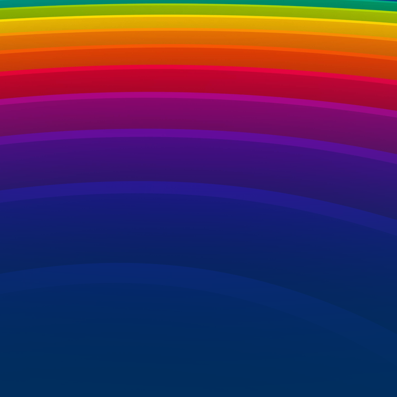 Blue, purple, red, orange, yellow and green lines in an image
